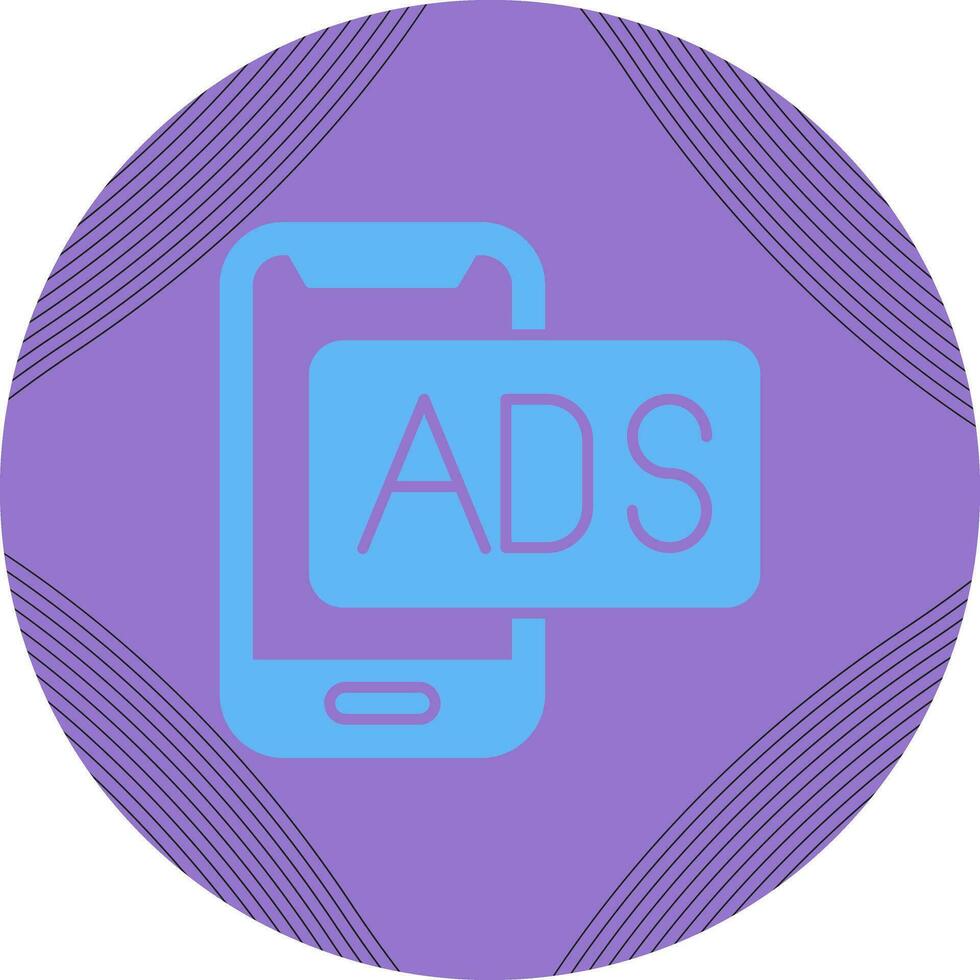 Mobile Advertising Vector Icon