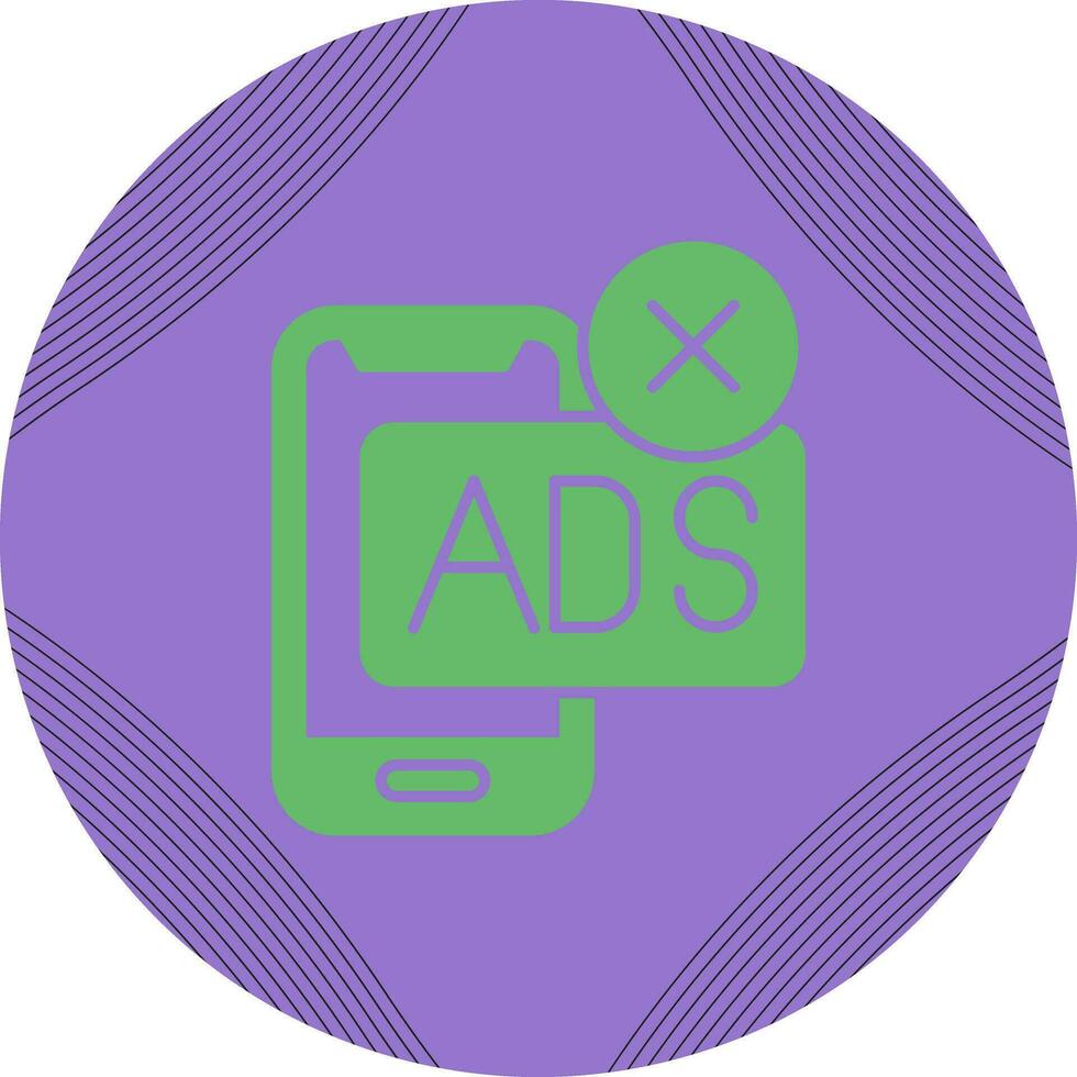 AD Block Vector Icon