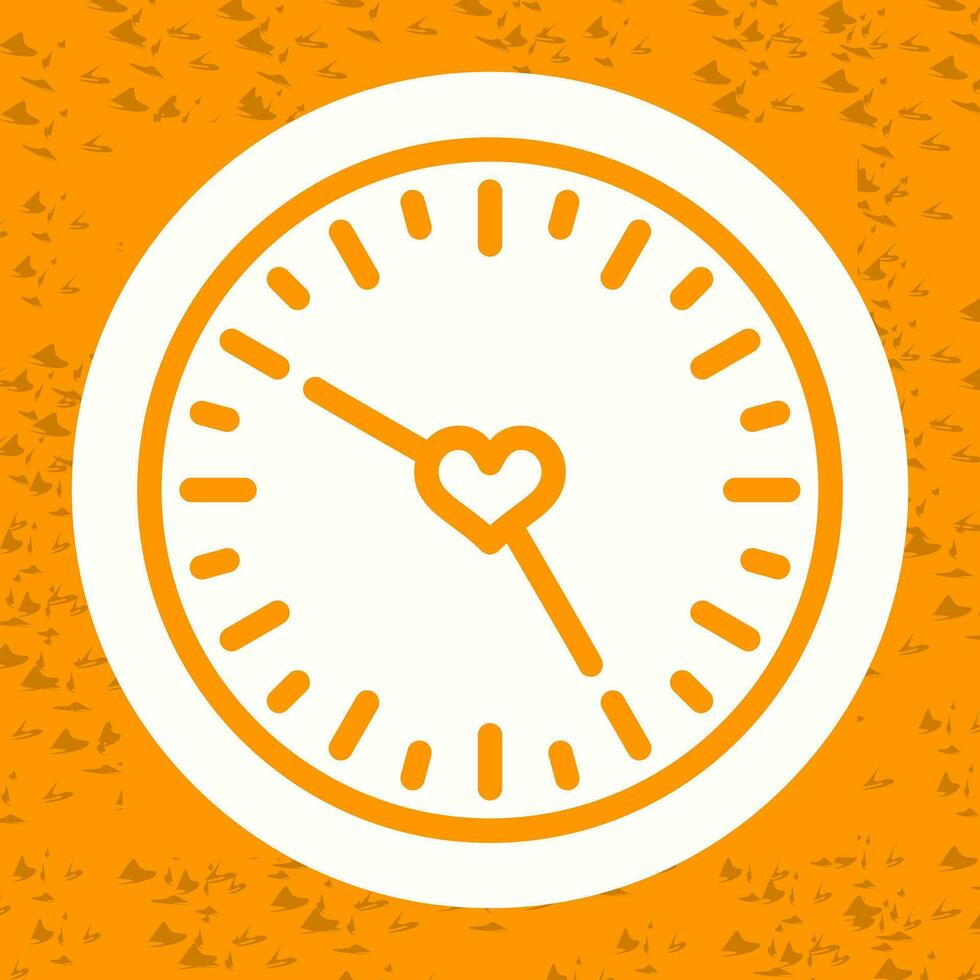 Love clock Vector Icon