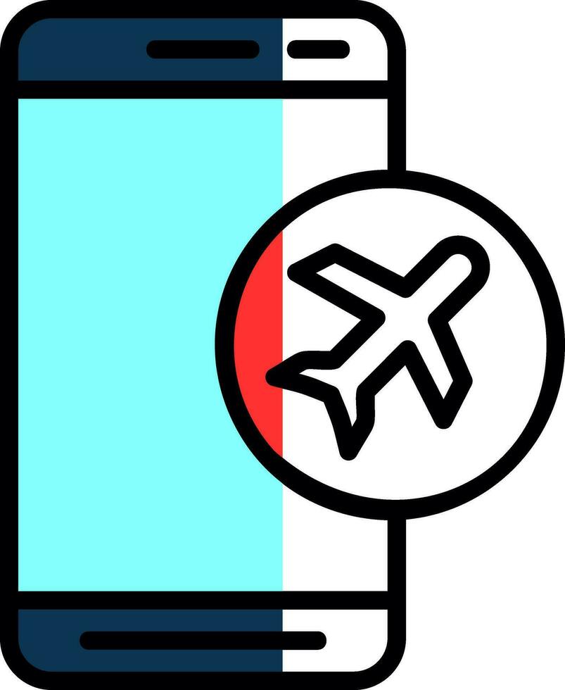 Airplane Mode  Vector Icon Design