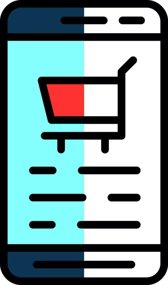 Shopping Cart  Vector Icon Design