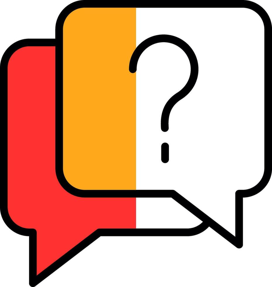 Question  Vector Icon Design