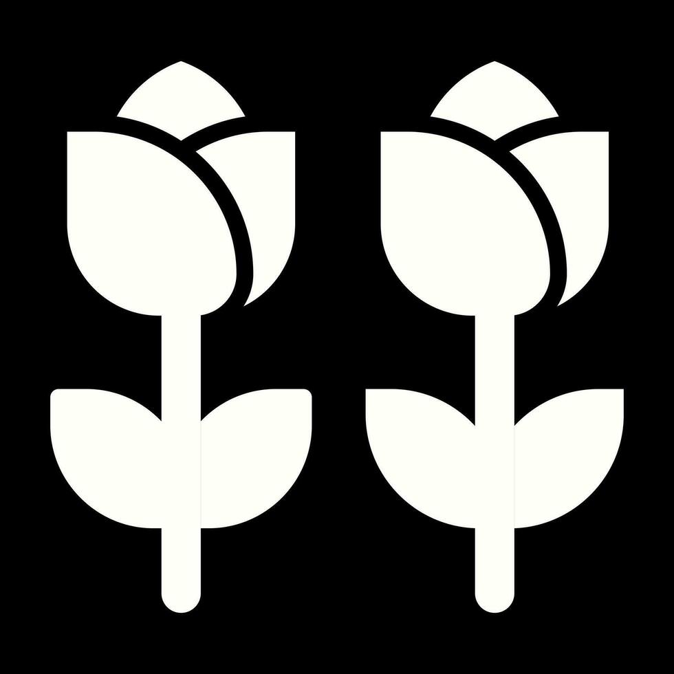 icono de vector de rosas