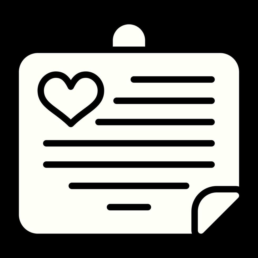 Love notes Vector Icon