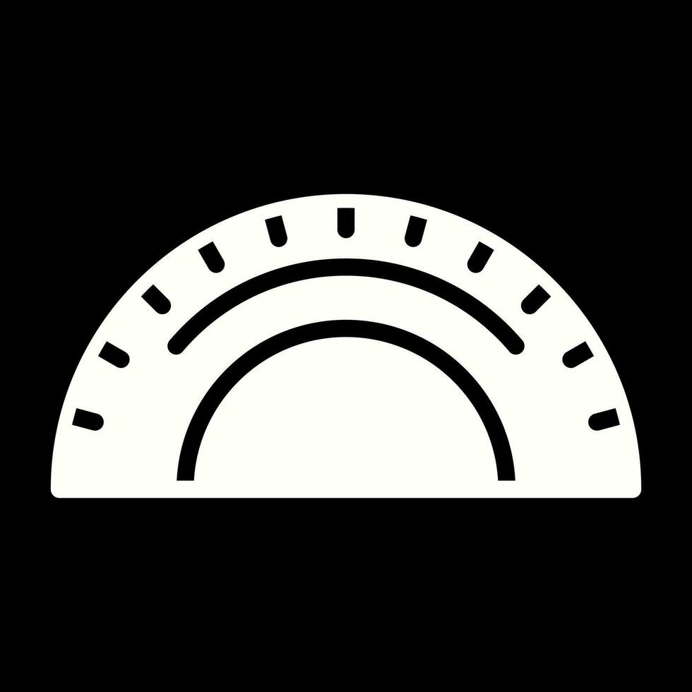 Protractor Vector Icon