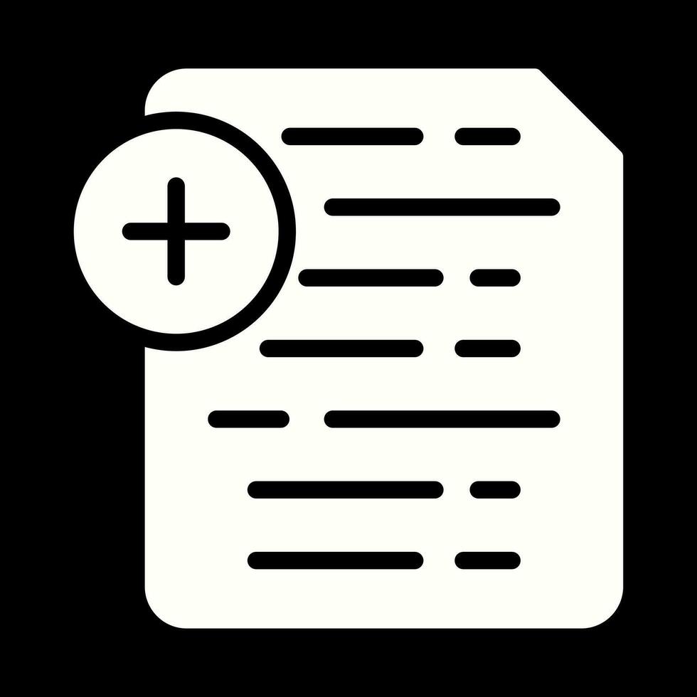 Document Insert Icon Vector Icon