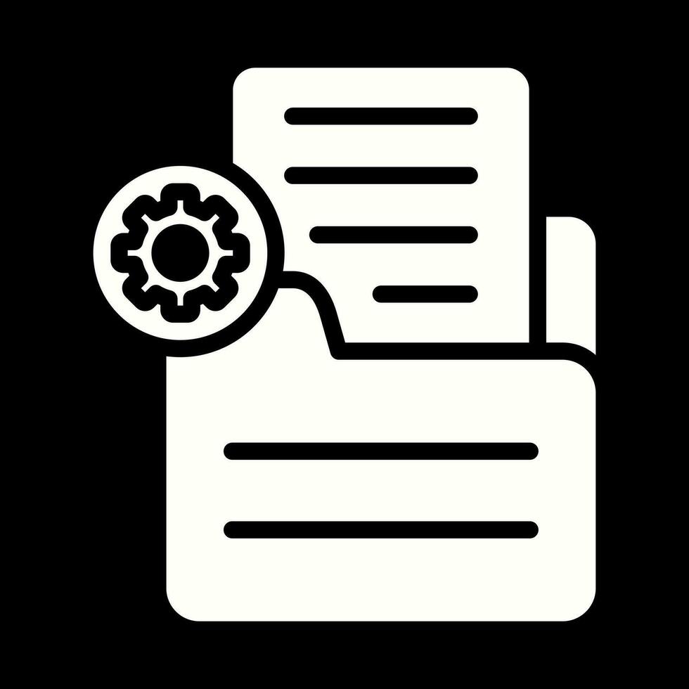 Document Settings Vector Icon