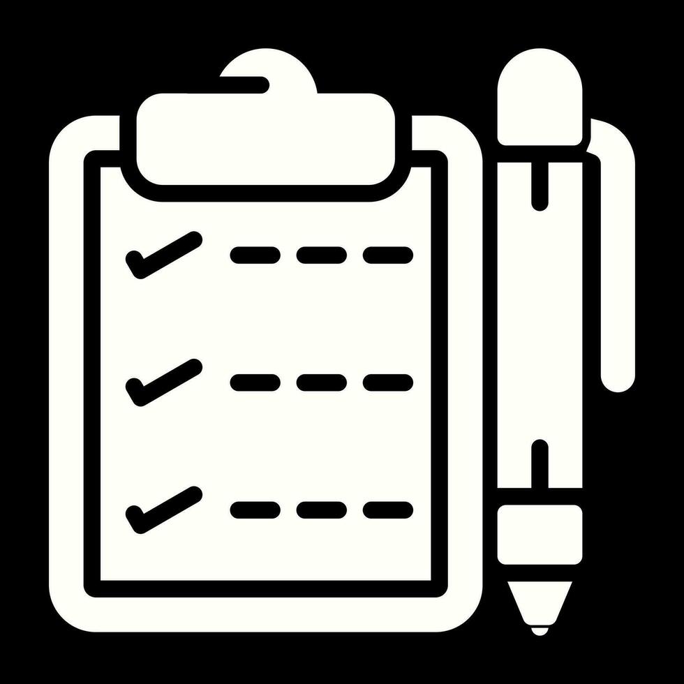 Notepad with pen Vector Icon