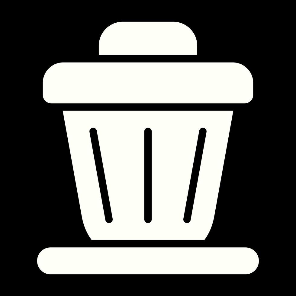 Trash bin Vector Icon