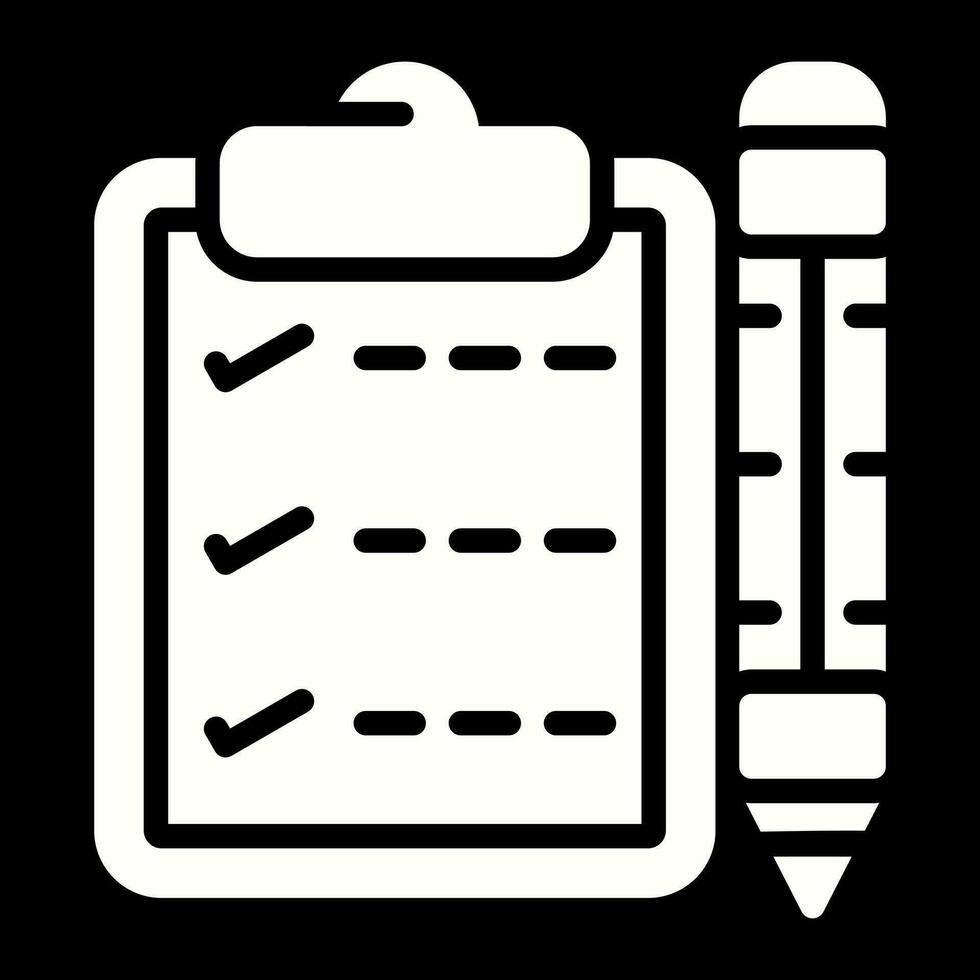 Writing pad Vector Icon