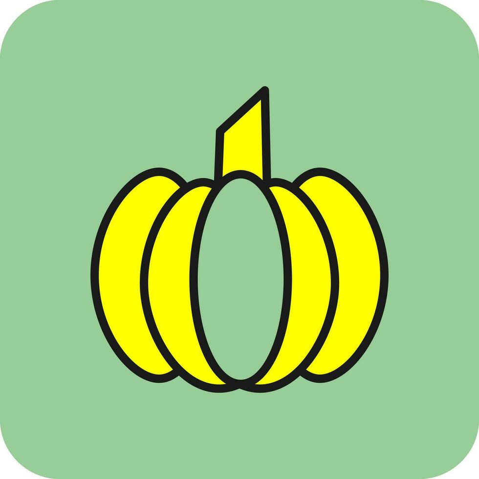 diseño de icono de vector de calabaza