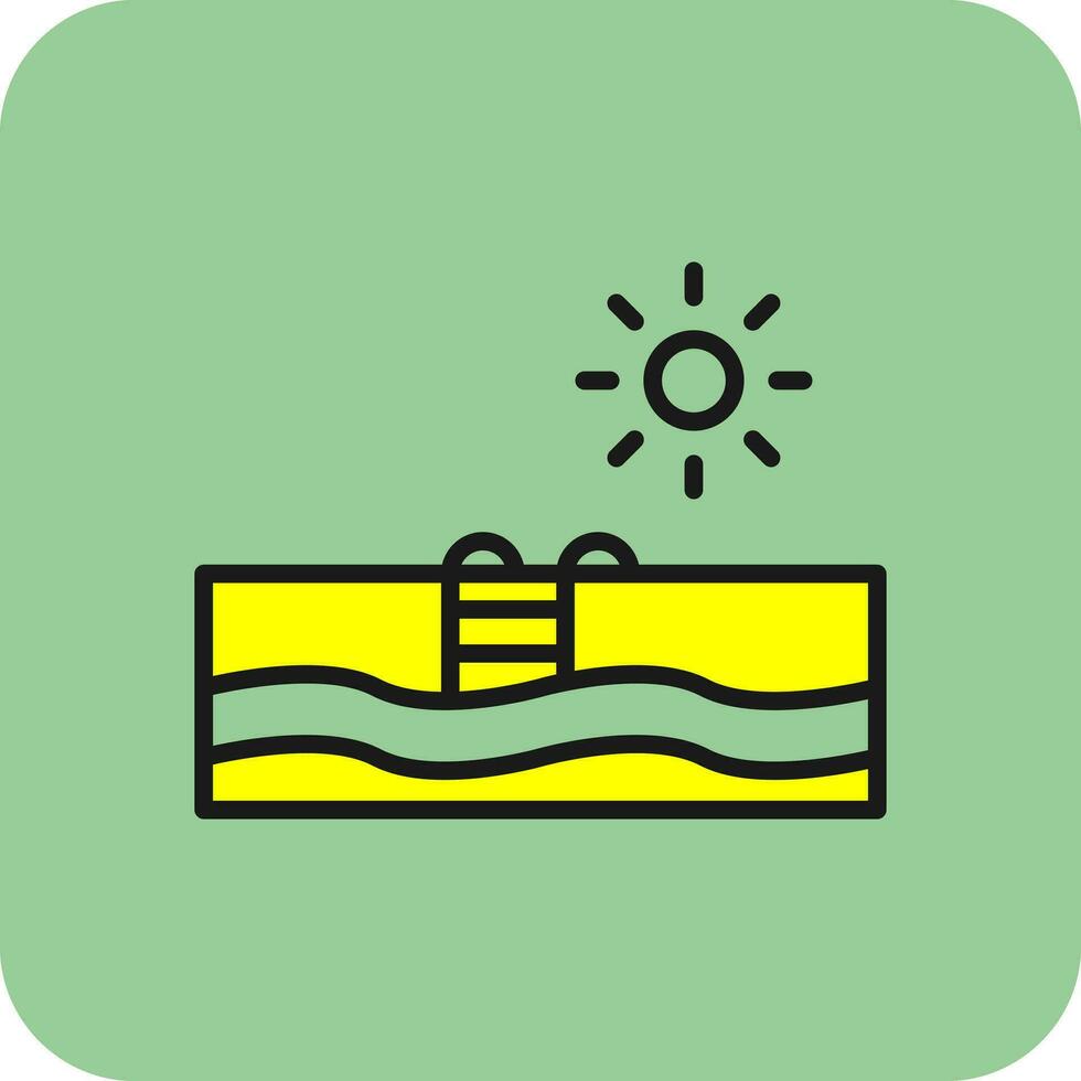 Swimming Pool  Vector Icon Design