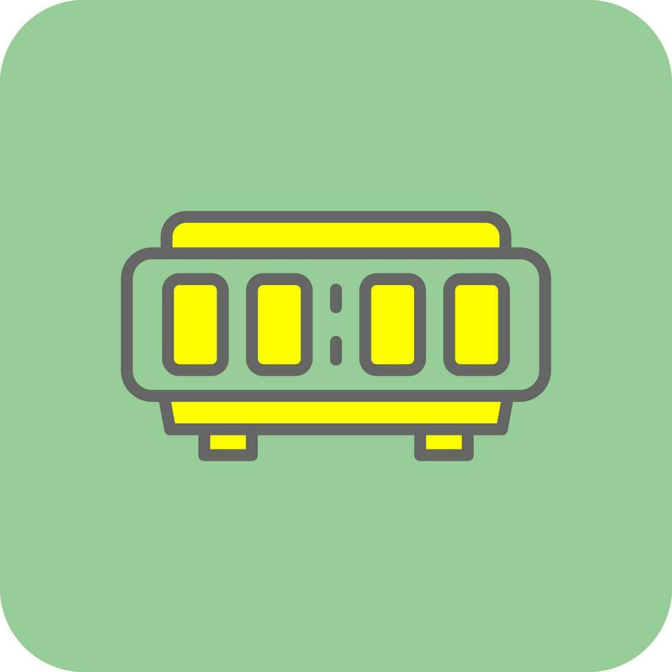 Digital Alarm Clock  Vector Icon Design