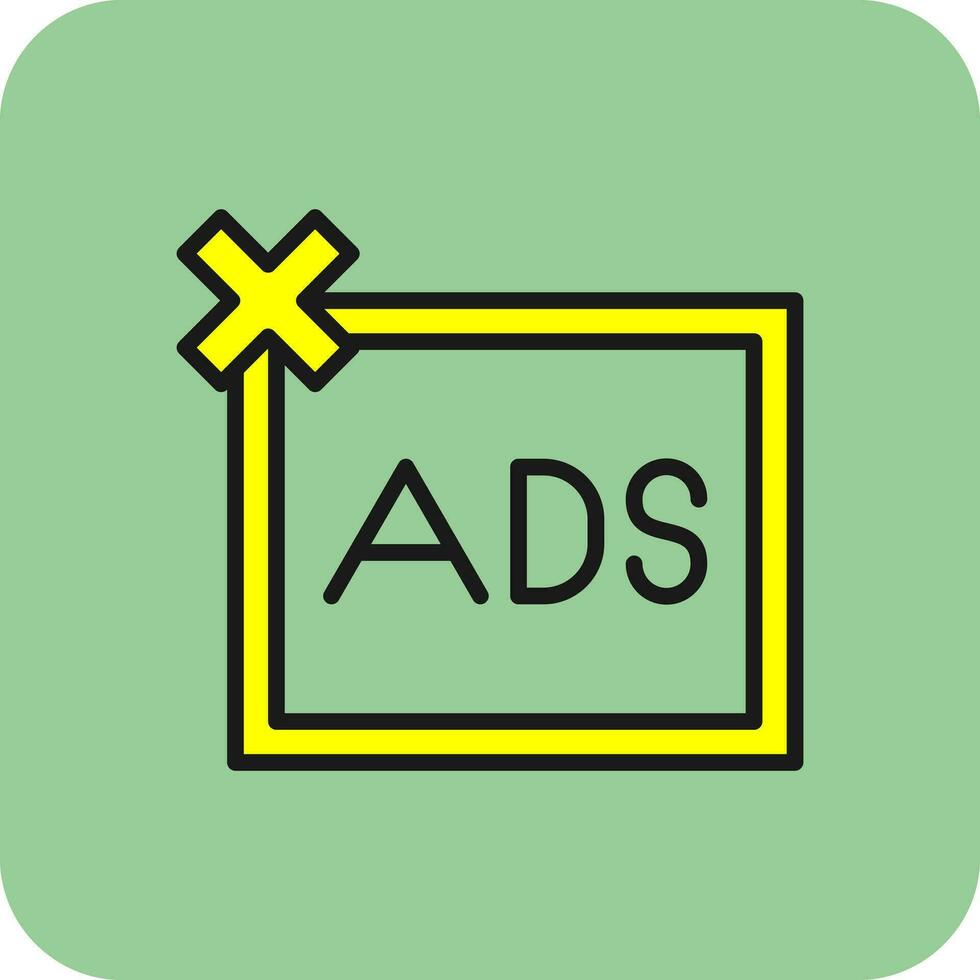 Remove ads  Vector Icon Design