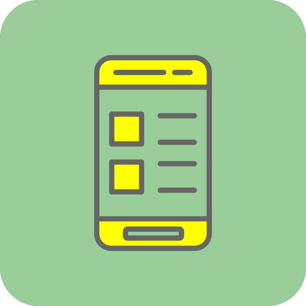 Contact List  Vector Icon Design