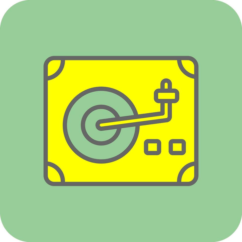 Turntable  Vector Icon Design