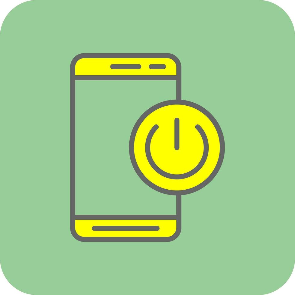 Mobile On Off  Vector Icon Design