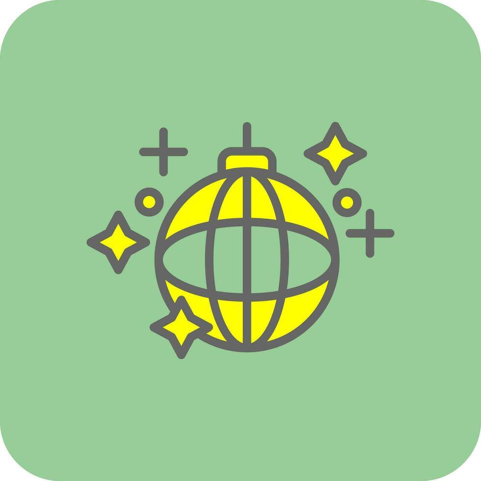 Disco Ball  Vector Icon Design