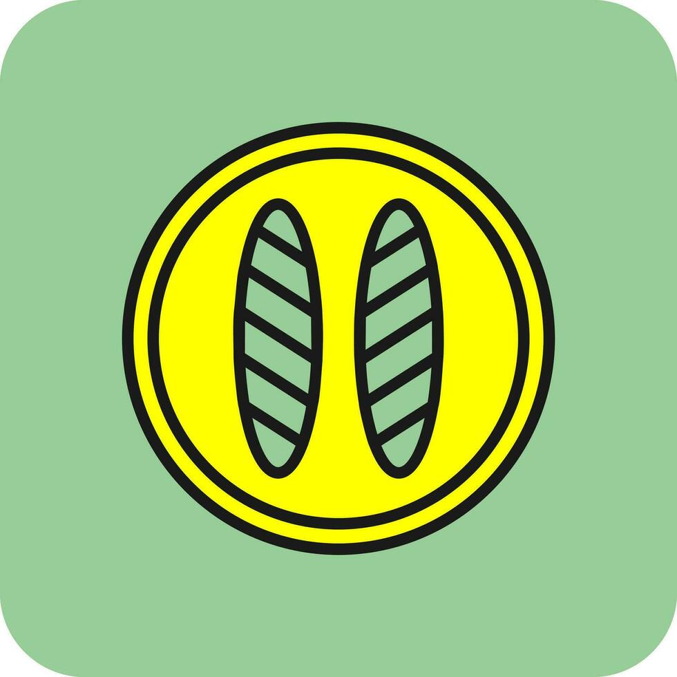Baguette Vector Icon Design