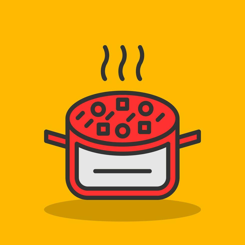 Stew Vector Icon Design
