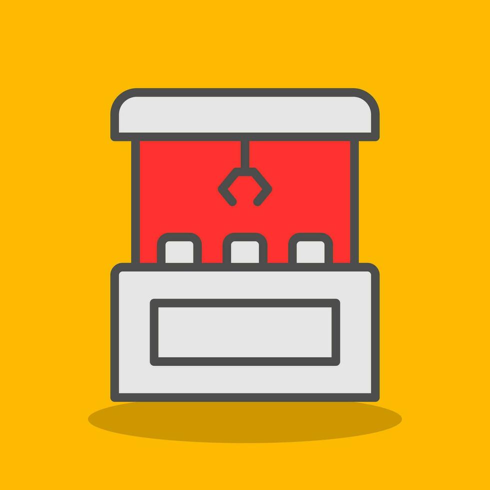 Claw Machine  Vector Icon Design