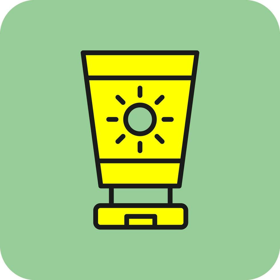 Sunblock  Vector Icon Design