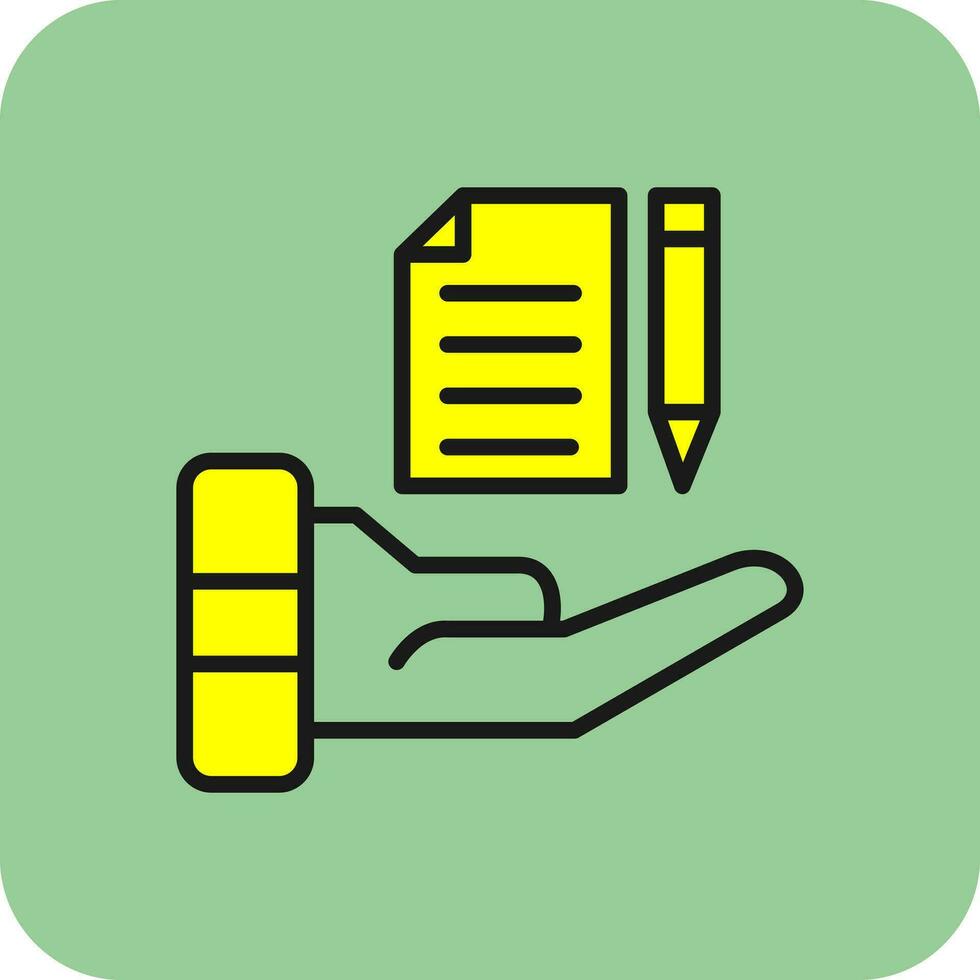 Contract Vector Icon Design