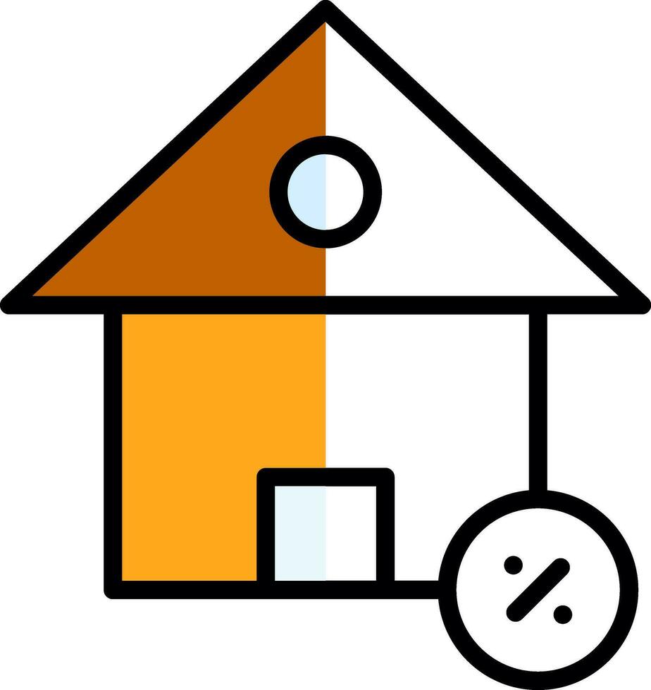 Mortgage Vector Icon Design