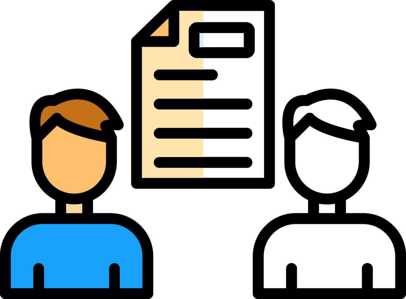 Contract Vector Icon Design
