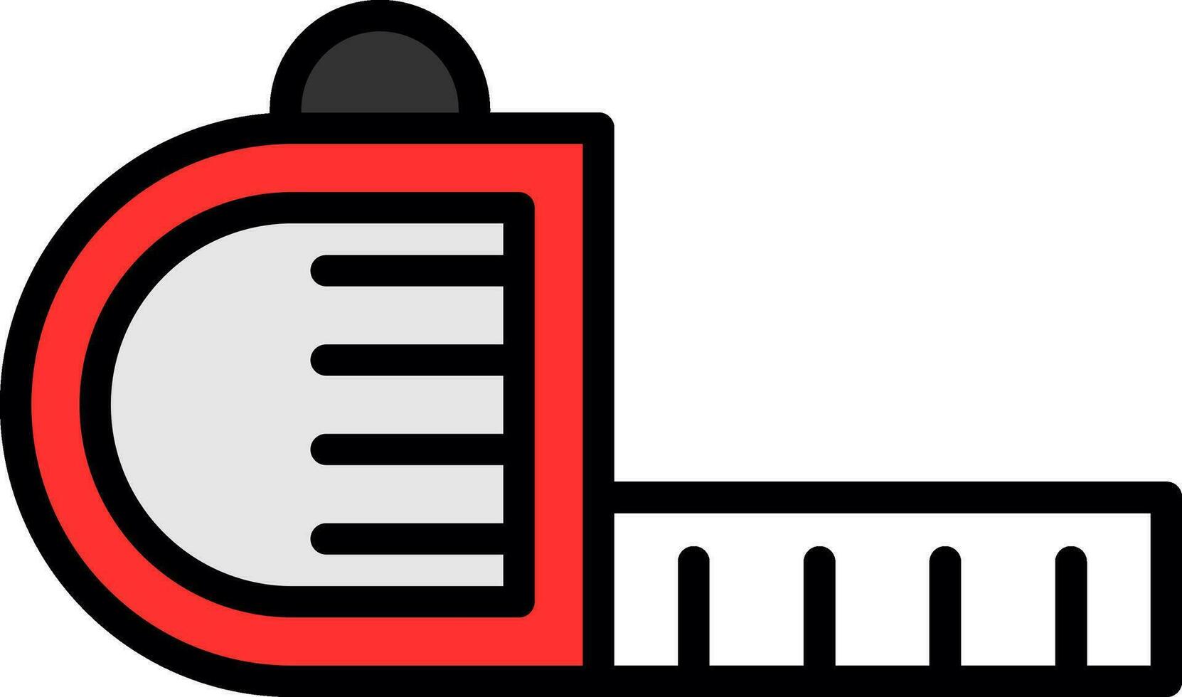 Measuring tape  Vector Icon Design
