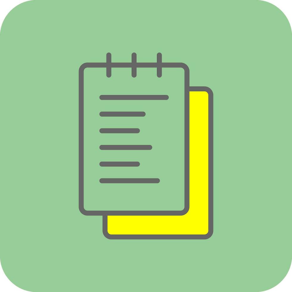 Notepad Vector Icon Design 28070697 Vector Art at Vecteezy