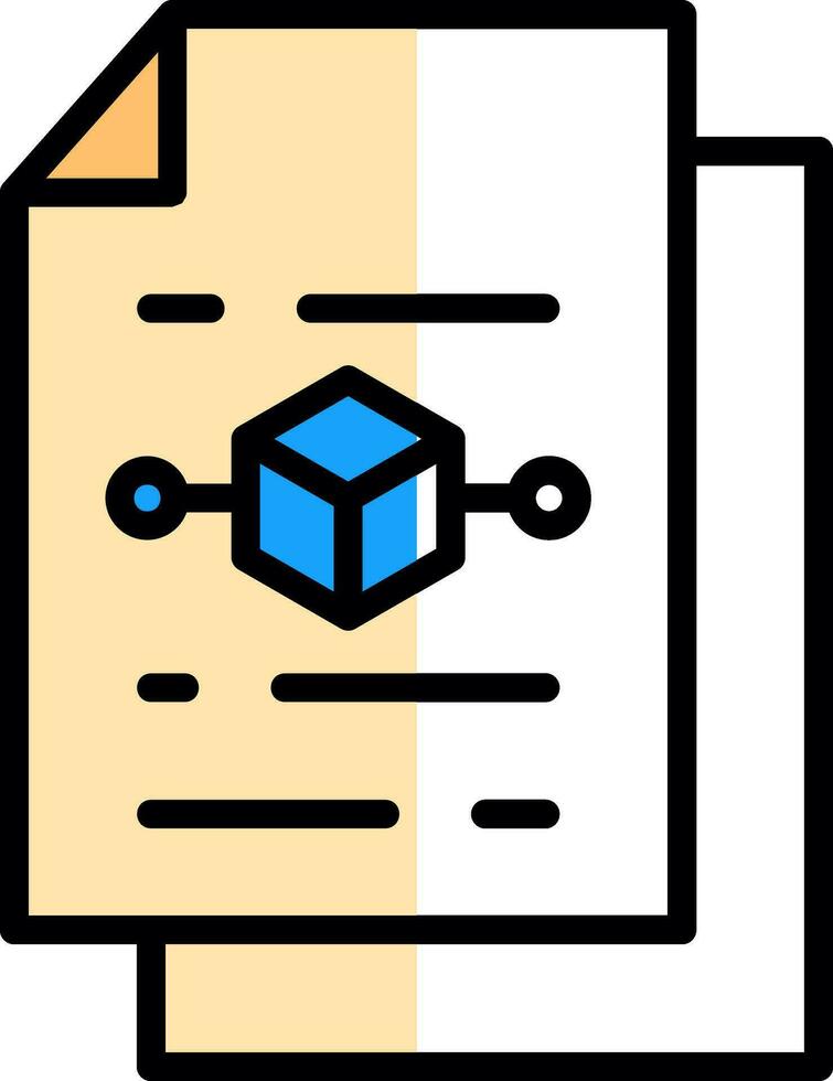 Blockchain  Vector Icon Design