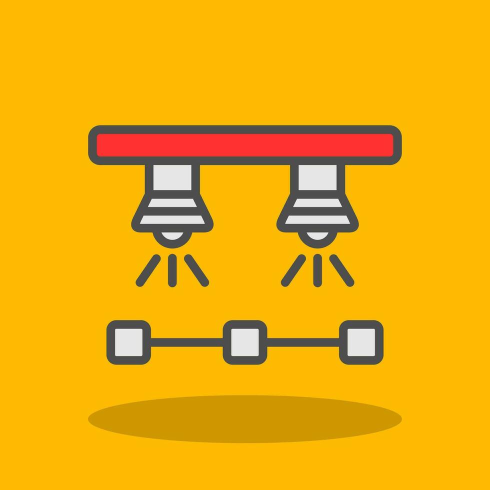 Spotlights  Vector Icon Design