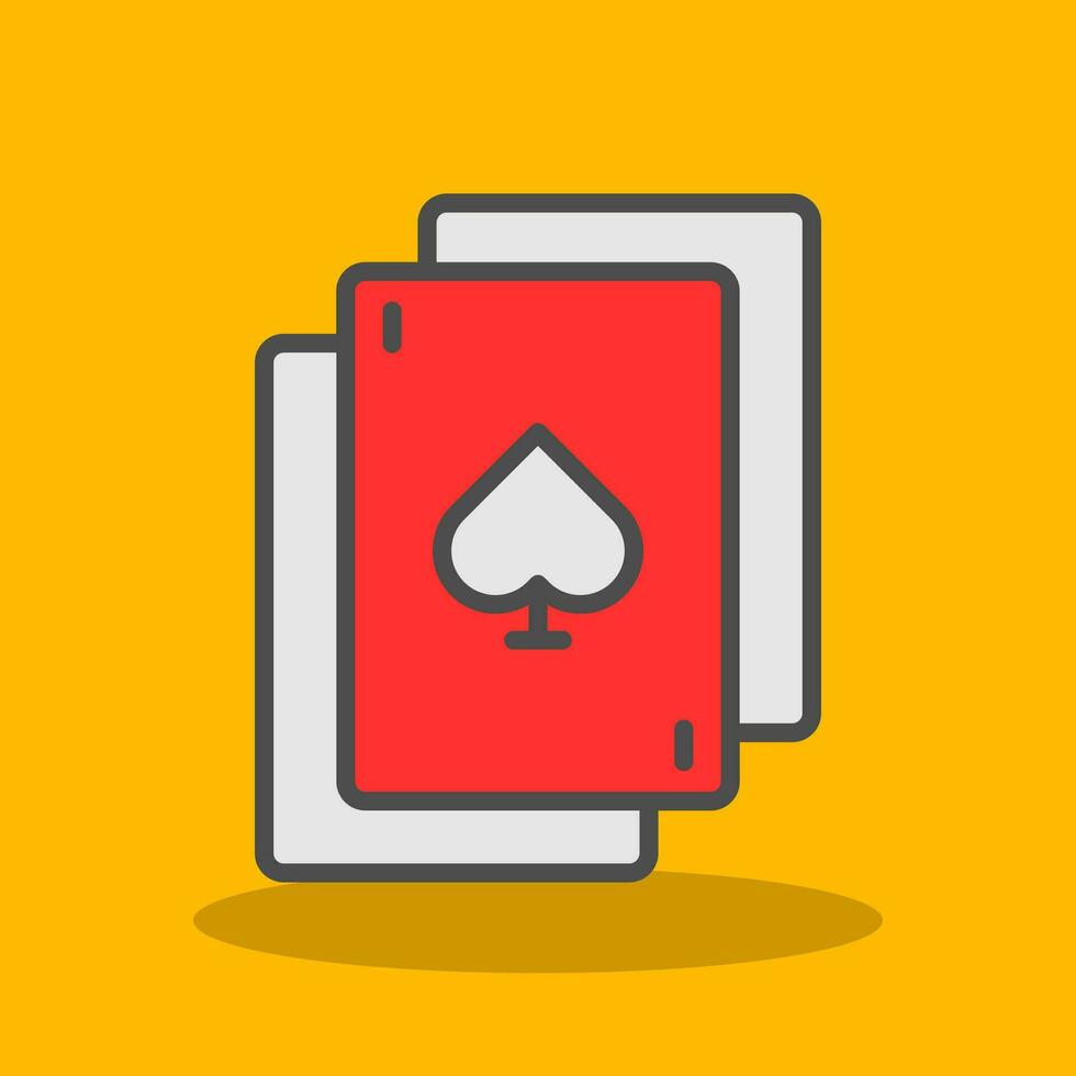 Playing Card  Vector Icon Design