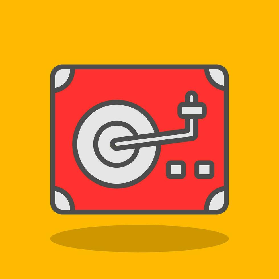 Turntable  Vector Icon Design