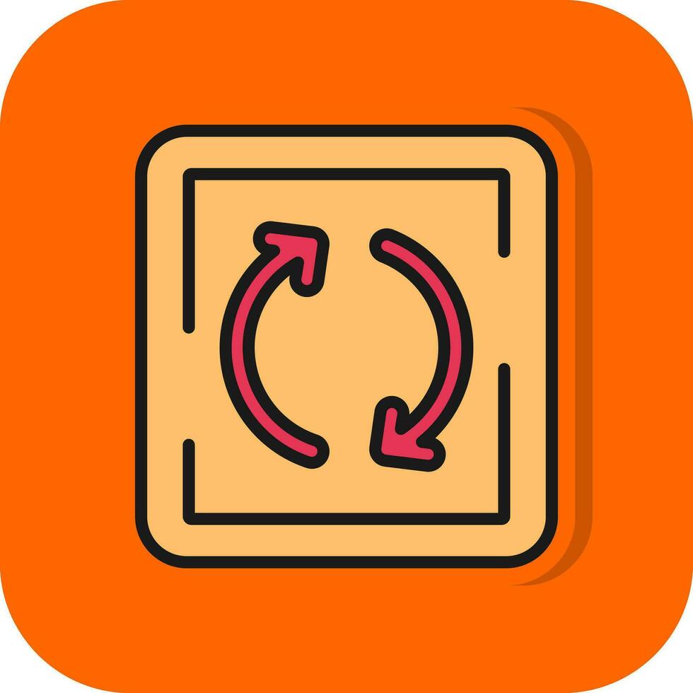Roundabout Vector Icon Design