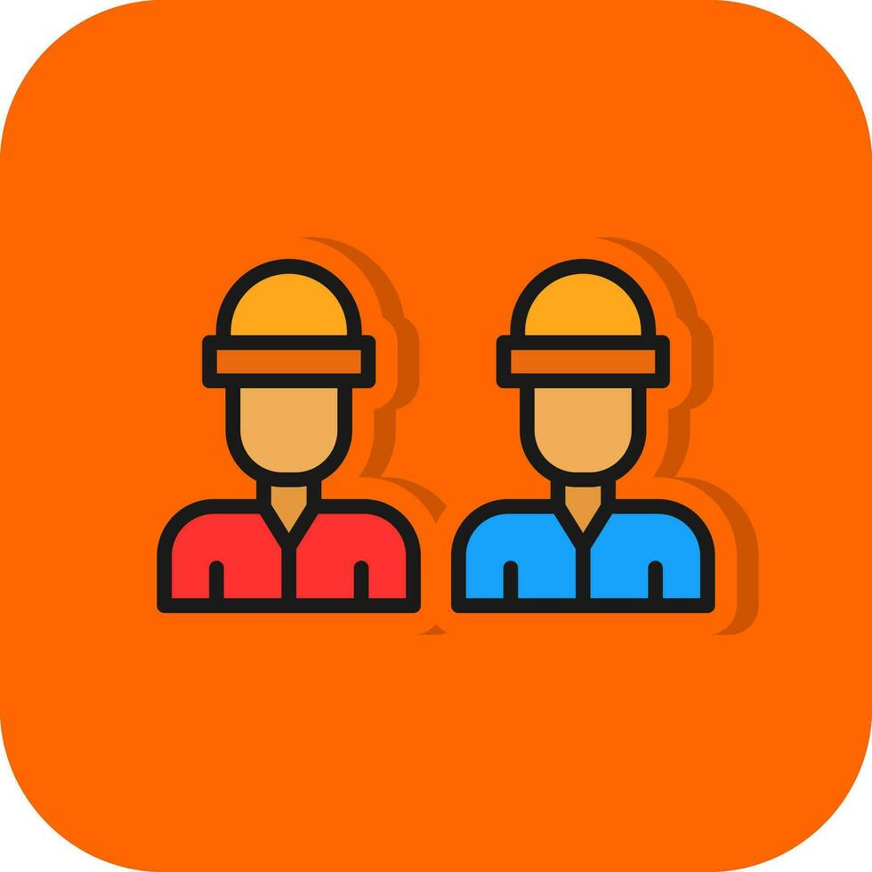 Workers  Vector Icon Design