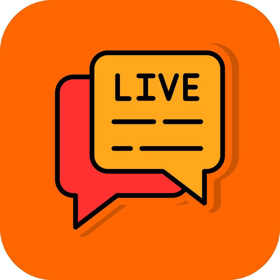 Live Chat  Vector Icon Design