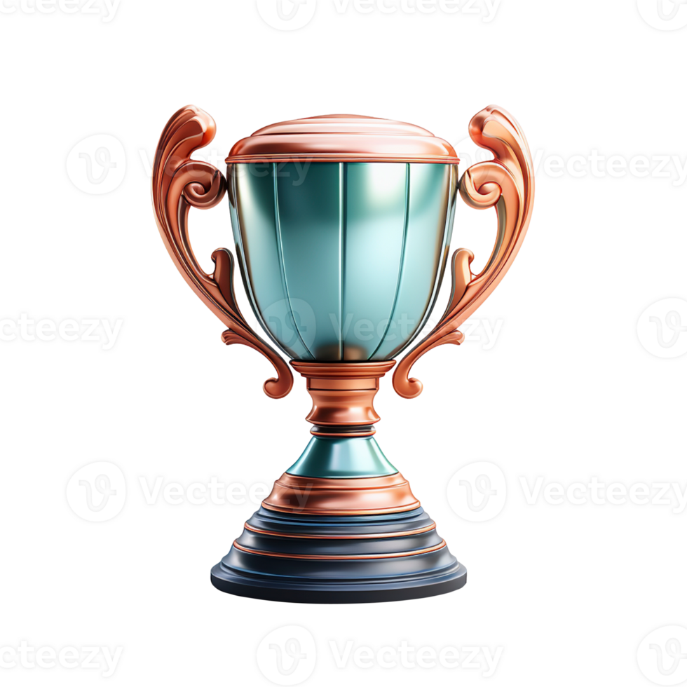 Trophy icon on transparent background, created with generative AI png