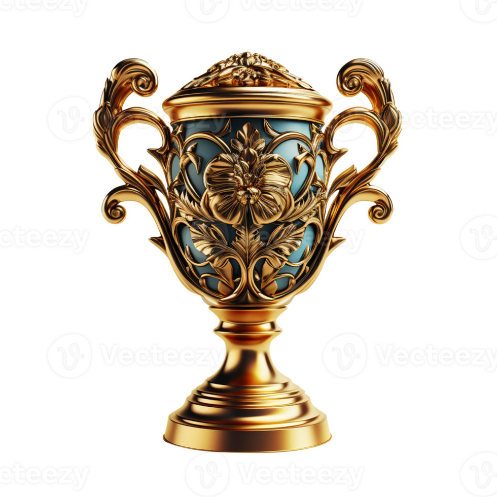 Trophy icon on transparent background, created with generative AI png