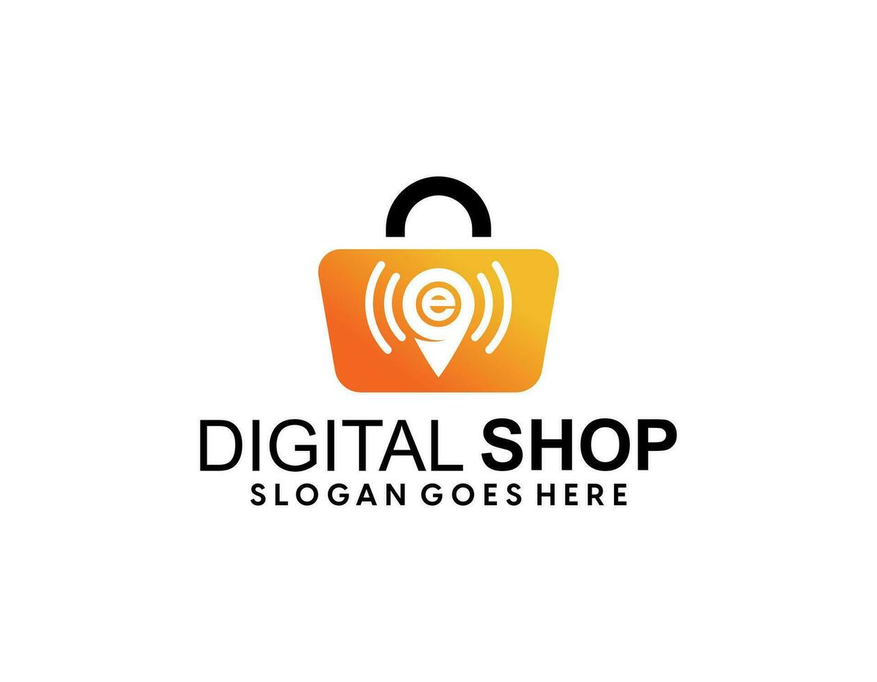 Online Shop logo designs template, Phone Shop logo symbol icon, Logo template icon vector