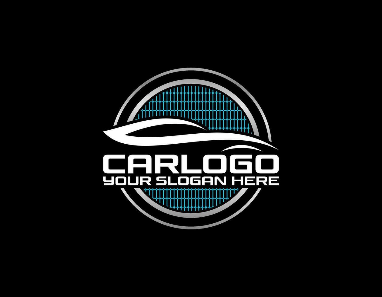 Sports car logo silhouetteShowroom dealer icon. Vector illustration.