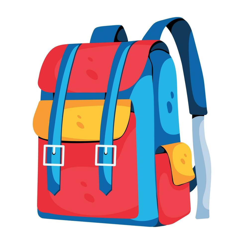 Trendy Backpack Concepts vector