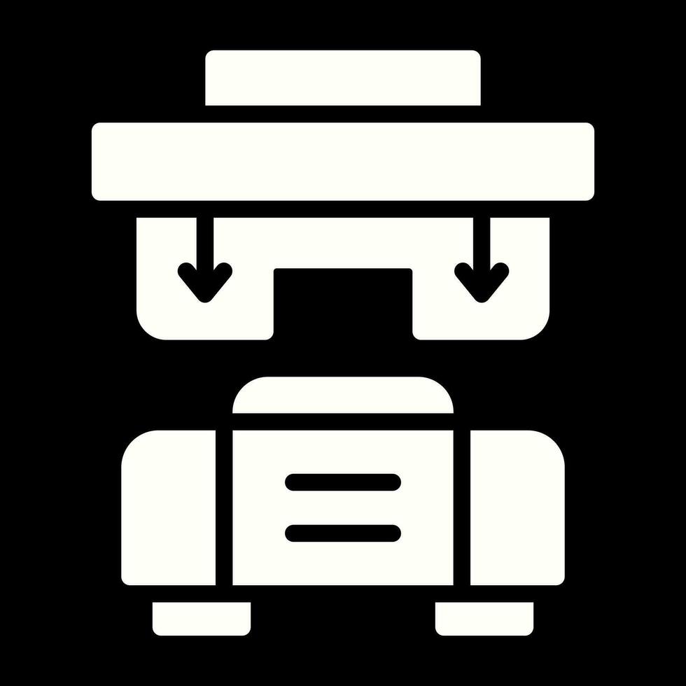 Press Machine Vector Icon