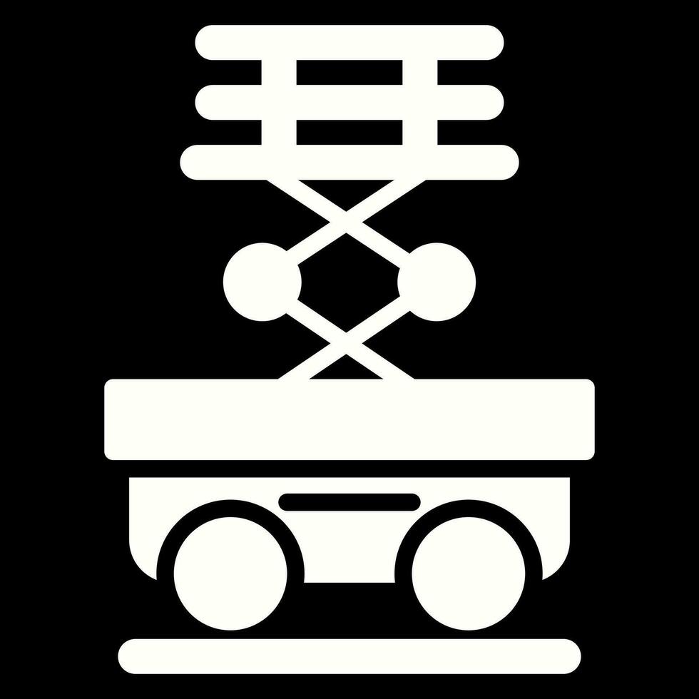 Scissor Lift Vector Icon