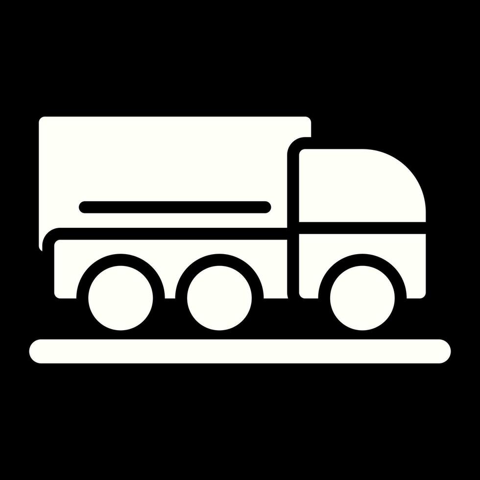 Cargo Truck Vector Icon