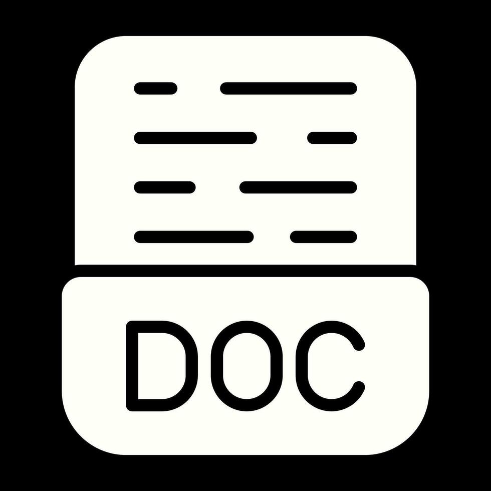 icono de vector de documento