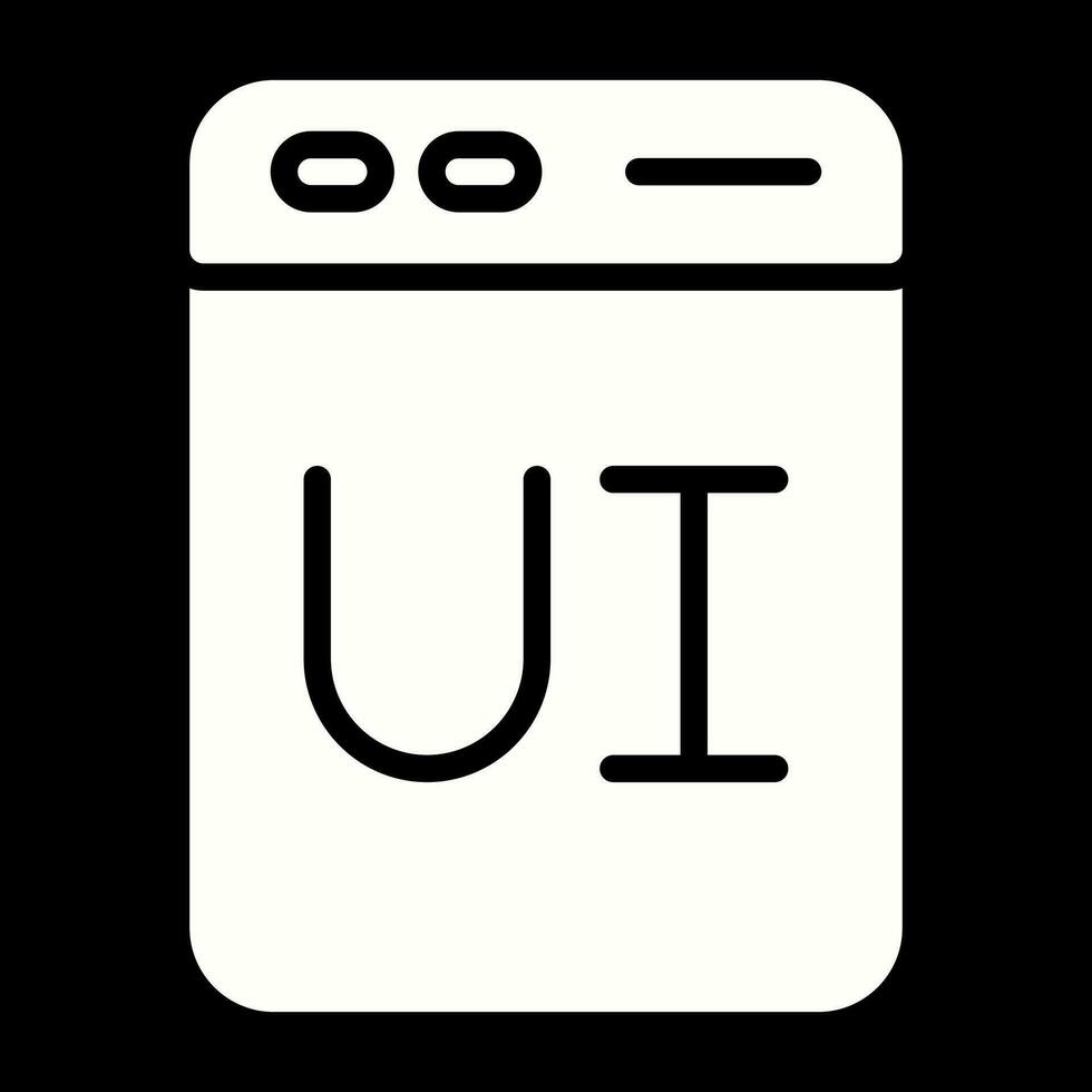User Interface Design Vector Icon