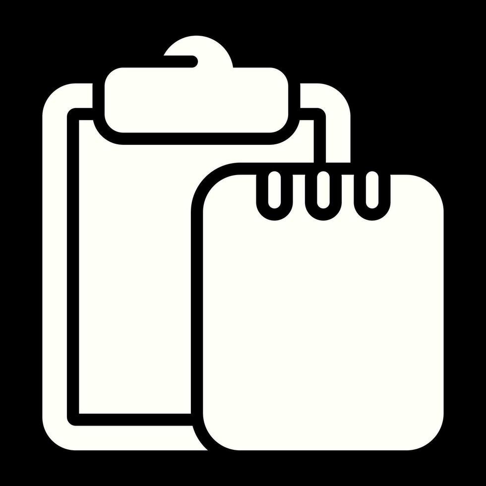 Task list with writing pad Vector Icon