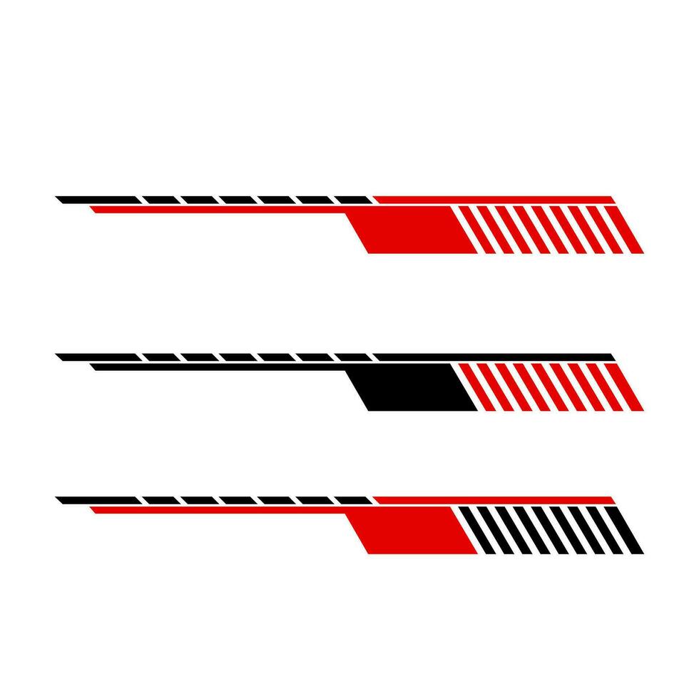 car wrapping decal design vector. car modification decals. vector